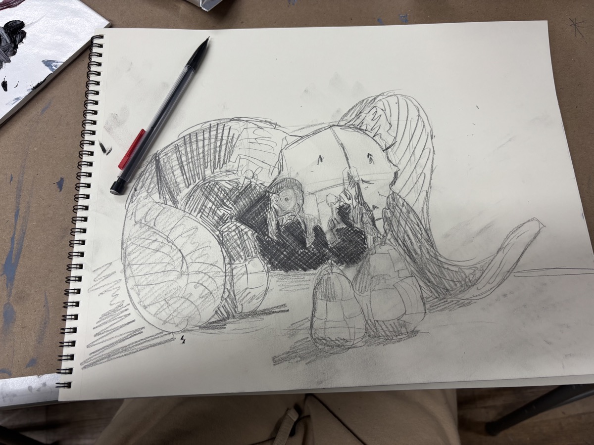 Pencil Study — Pencil on paper